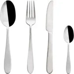 ORION Besteck-Set BESTECK 24-teilig L&ouml;ffel Gabel Messer - Silber