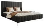 Selsey Fiarro - Polsterbett 160x200 mit Bettkasten, Metallf&uuml;&szlig;en, Velours,