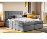 Kaiser M&ouml;bel Boxspringbett mit matratze und bettkasten, Schlafbett LUDANO...