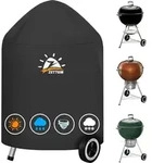 Zettum Kugelgrill Abdeckung 57 CM Holzkohle Grill wasserdicht & UV-best&auml;ndig