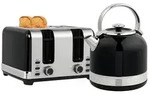 HOMCOM Wasserkocher- und Toaster-Set, 7 Br&auml;unungsstufen, 1,7 L, Edelstahl -...