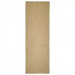 vidaXL Sisalteppich f&uuml;r Kratzbaum 66x200 cm - Hellbraun