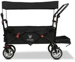 FUXLIFE by FUXTEC Bollerwagen FX-CT800 Komfort faltbar - Schwarz | Transportwagen mit