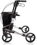 Rollator Troja Original Black Series M>>>>Farbe: polarsilber