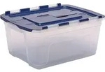 Fellowes Aufbewahrungsbox Bankers Box ProStore 55 l Blau/Transparent -