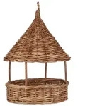 Ib Laursen Vogelfutterhaus aus Weidenholz (23x35cm)