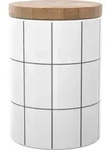 Intirilife Vorratsdose aus Keramik in Gr&ouml;&szlig;e M mit Deckel - 10 x 13.5 cm - 700 ml