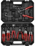 YATO Schlauchklemmen-Zangenset 9-teilig | Schlauchschellen Werkzeug Set 