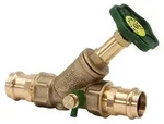 Schl&ouml;sser Armaturen FREISTROMVENTIL, PRESSANSCHL.IG M.ENTL, N.ST.SP, DN25,...