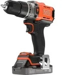 POWERCONNECT Akku-Schlagbohrschrauber BCD383D1XK, 18Volt (orange/schwarz, Li-Ionen