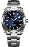 Citizen AW1900-50L Eco-Drive Solar-Armbanduhr f&uuml;r Herren Titan/Blau - Blau