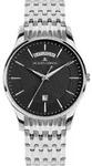 Jacques Lemans Armbanduhr Date London Classic Silver Black Dial - Silber