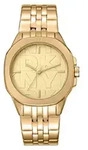 DKNY Damenuhr Quarzuhr gold onesize Damen 34 DK1L012M0065 - Gold