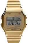 Timex T80 TW2R79000 Vintage Uhr in Goldt&ouml;nen mit INDIGLO&reg; Night-Light und