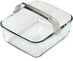 Pyrex 301U300, Universelle Auflaufform, Quadratisch, Glas, Borosilikatglas, 4