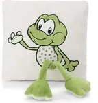 Nici Kissen Frosch Fridolin Frog 30 cm Pl&uuml;schkissen - Gr&uuml;n
