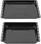 ICQN 465 x 370 x 30 und 60 mm Backblech Set, Passend f&uuml;r Bosch Neff...
