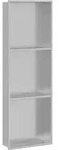 vidaXL Duschnische Silber 90 x 30 x 9,5 cm Edelstahl - Silber