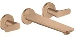 AXOR 49482310 3-Loch Fertigset Wannemisch.Wand UP - Gold