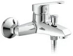SCH&Uuml;TTE Badewannenarmatur TESSA, Mischbatterie Badewanne, Wasserhahn Bad, Chrom -