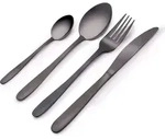 alpina BesteckSet - 4-Personen: 4 Messer, 4 Gabeln, 4 Dessertl&ouml;ffel, 4 kleine