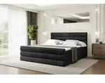 ALTDECOR Boxspringbett mit Fu&szlig;teil, H3 Matratze und Topper - 140x200 cm -...