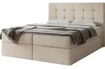 MIRJAN24 Boxspringbett Luanda Boucle, Doppelbett mit zwei Bettk&auml;sten und...