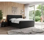 Boxspringbett mit Doppelmatratzen, zwei Bettk&auml;sten, Topper, fur Schlafzimmer -...