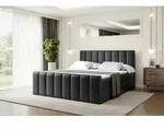 ALTDECOR Boxspringbett mit Fu&szlig;teil, H3 Matratze und Topper - 200x200 cm - OTTA-Z -