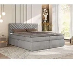 MKS MEBLE Boxspringbett Doppelbett AVERTA 180x200 Polsterbett mit Stauraum,