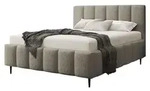 MIRJAN24 Polsterbett Lunaro Leg Boucle, Doppelbett mit Bettkasten f&uuml;r die
