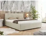 MKS MEBLE Polsterbett Doppelbett PAVO CLASSIC Bett mit Stauraum...