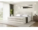 ALTDECOR Boxspringbett mit Fu&szlig;teil, H3 Matratze und Topper - 200x200 cm -...