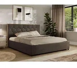 MKS MEBLE LARINO CLASSIC Polsterbett 180x200 mit Bettkasten & Stauraum, inkl.