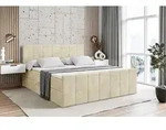 ALTDECOR Boxspringbett mit Fu&szlig;teil, H3 Matratze und Topper - 200x200 cm -...