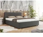 MKS MEBLE Polsterbett Doppelbett PAVO CLASSIC Bett mit Stauraum...