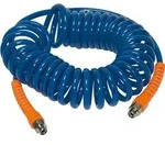 Riegler Spiralschl., Verschraubung, Knickschutz, PU, G 3/8, ̧ 12x8, 3,0 m, SP...