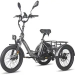 FAFREES F20 Mate E-bike- Akku 48V21AH 20-Zoll-R&auml;dern Hydraulische Bremsen - Grau -