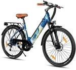 Hiland 26 Zoll 7-Gang 250W Elektrofahrrad f&uuml;r M&auml;nner und Frauen, Elektrisches