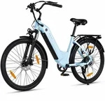 PiXElPiLOT 26 Zoll E-Bike Damen Herren Citybike Elektrofahrrad Pedelec 250W, 18,2Ah