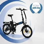 20 Zoll E-Faltrad Camp-20H Pedelec Schwarz smartEC