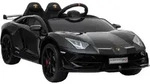 ES-Toys Kinder Elektroauto Lamborghini Aventador SVJ, Kunstledersitz, EVA-Reifen