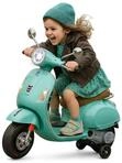 JAMARA Ride-on Vespa GTS 125 mintgr&uuml;n Li-Power 12.6