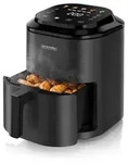 Arendo Hei&szlig;luftfritteuse Mini, 2,5 l, 1000 W, Airfryer mit 5 Programmen,