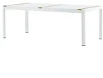 Esstisch Togo, rechteckig, wei&szlig;, B 100 x T 200 x H 75 cm, f&uuml;r Au&szlig;enbereich -...