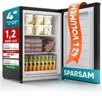 Stillstern Mini Gefrierschrank klein & leise 42L, Tiefk&uuml;hltruhe mini Freezer...