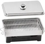 Mahlzeit Edelstahl Tischr&auml;ucherofen, R&auml;ucherofen mit Thermometer, Smoker,