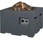 Happy Cocooning Mania Feuertisch grau 19,5 kW Feuerstelle inkl. 5kg Lavasteine...