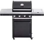 Grandahall Premium G4 Wagen Gas Grill BBQ Edelstahl 4 Brenner 14 KW Gasgrill -