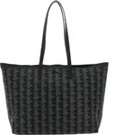 LACOSTE Schultertasche Shopper Shopping Bag Mono Noir Beige schwarz - Schwarz